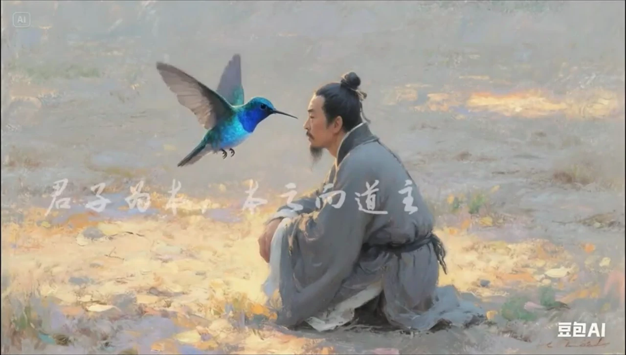 孔子与蜂鸟同框